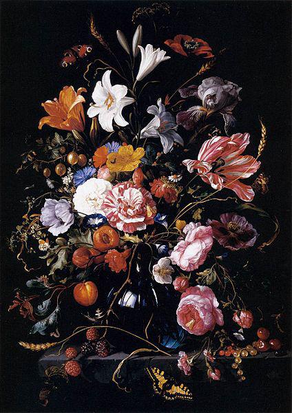 Jan Davidsz. de Heem Vase with Flowers oil painting image